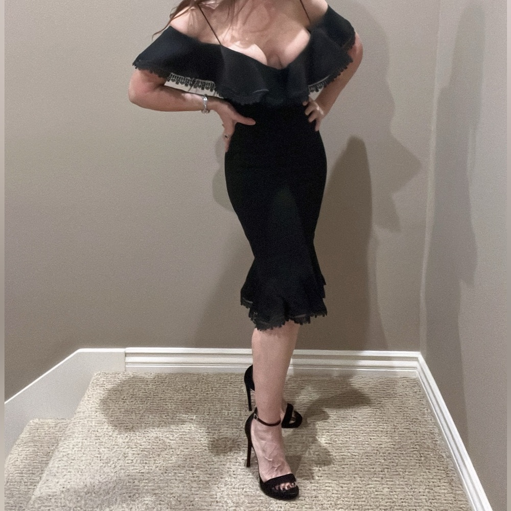 NICHOLAS Bandage Midi Dress